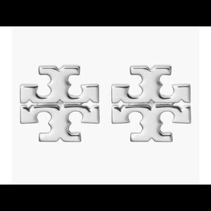 Tory Burch icon stud earrings in silver #316